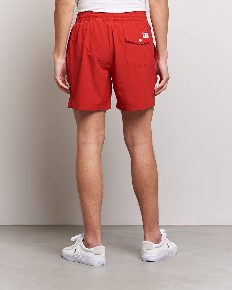 Men | Swimwear | Polo Ralph Lauren | Traveler Boxer Swim Shorts RL Red