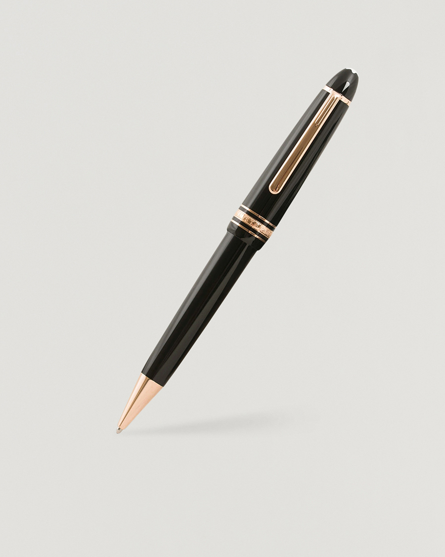 Men | Pens | Montblanc | 162 Meisterstück Ballpoint LeGrand Pen Black/Red Gold