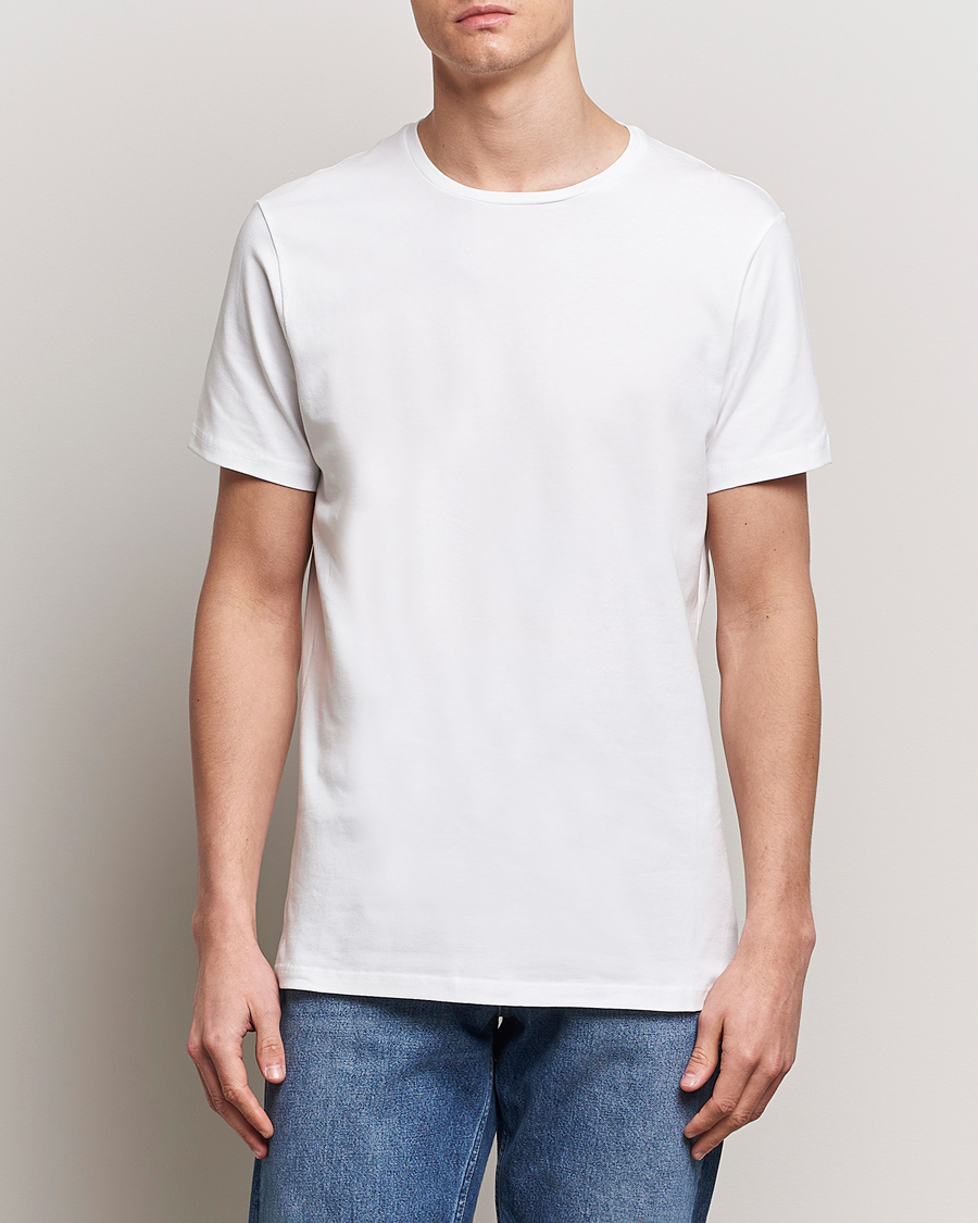 Men | T-Shirts | Bread & Boxers | 2-Pack Crew Neck Tee White