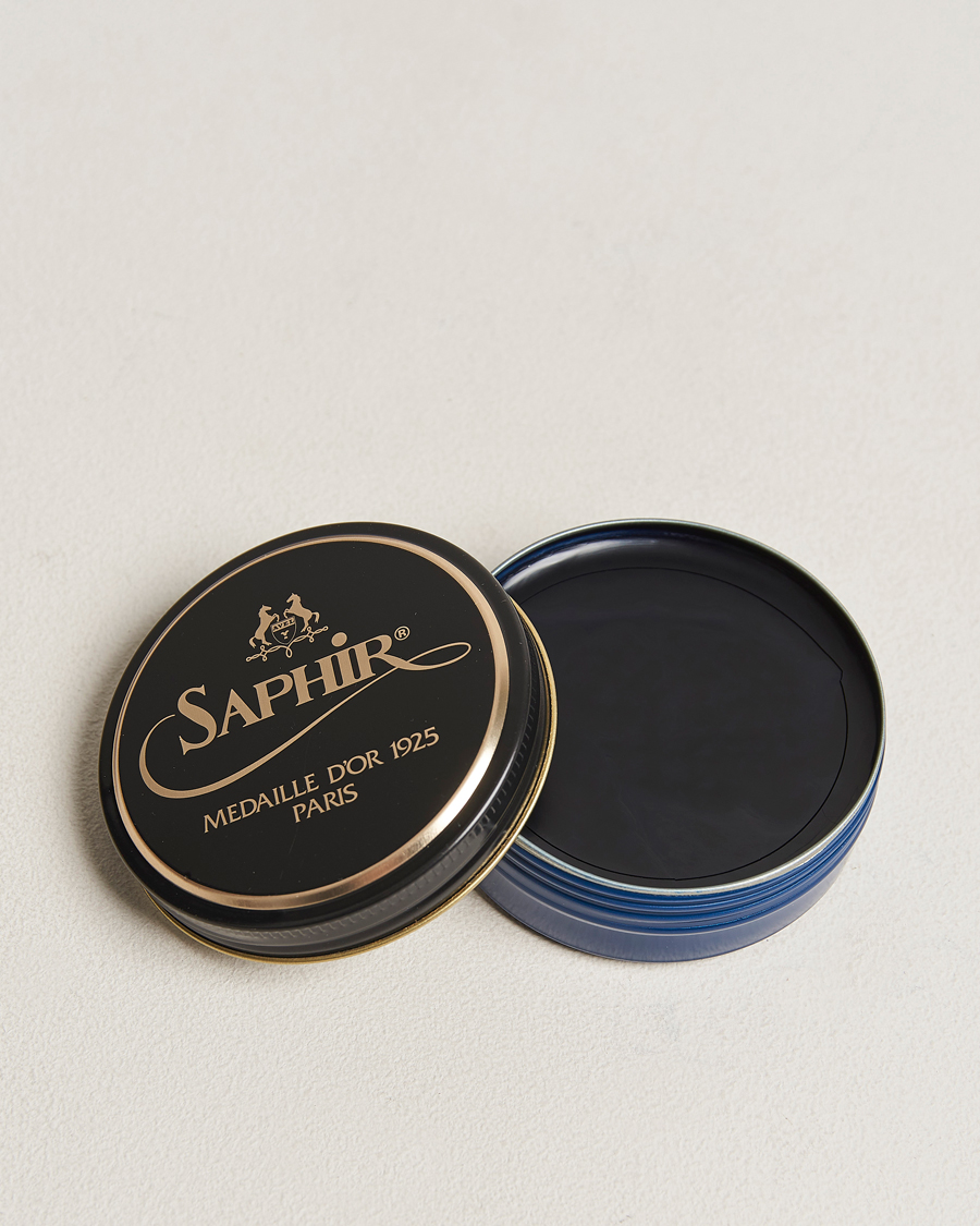 Men | Shoe Care | Saphir Medaille d'Or | Pate De Lux 50 ml Navy Blue