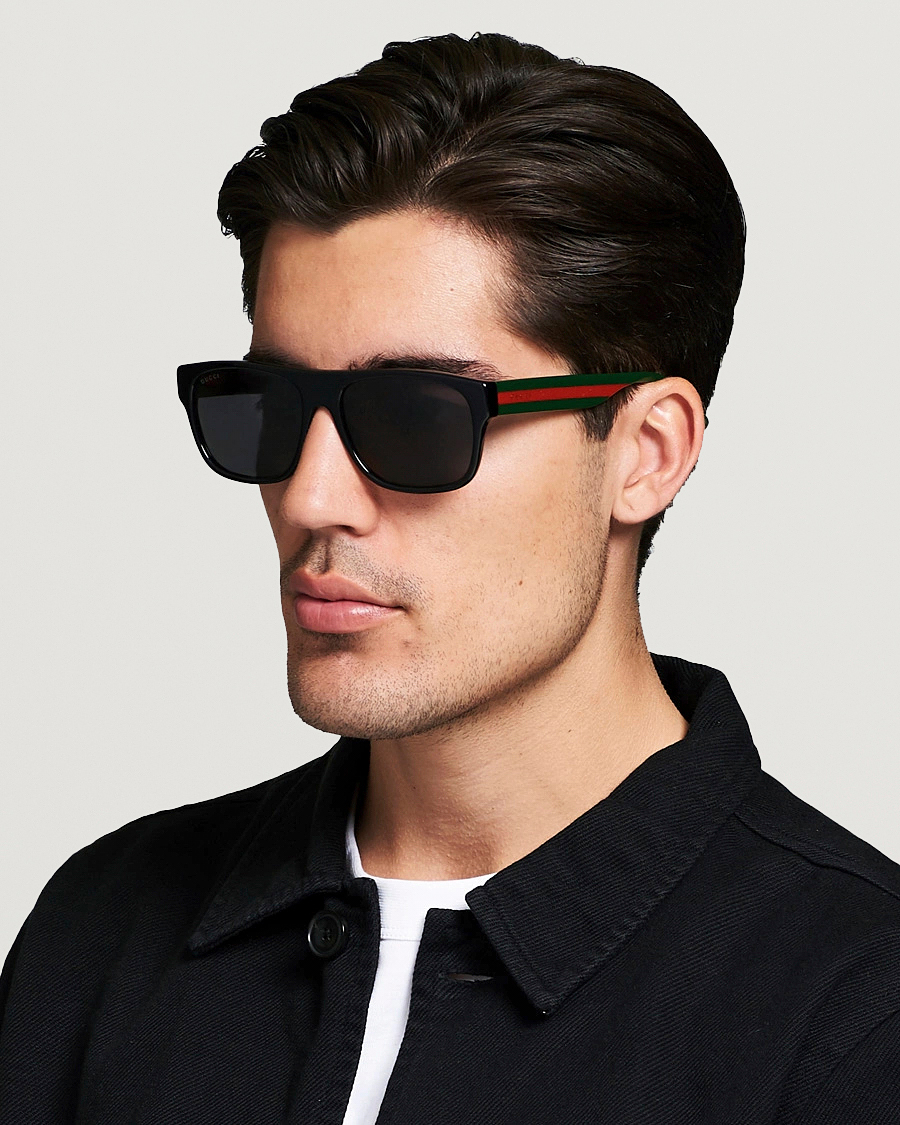 Men | D-frame Sunglasses | Gucci | GG0341S Sunglasses Black
