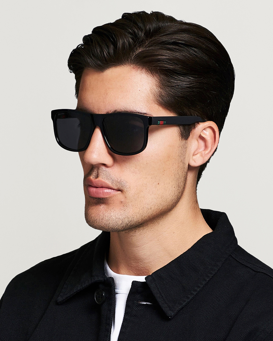 Men | D-frame Sunglasses | Gucci | GG0010S Sunglasses Black