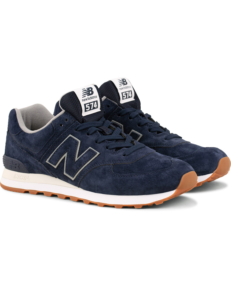 Men | New Balance 574 Running Sneaker Navy Suede | New Balance | 574 Running Sneaker Navy Suede