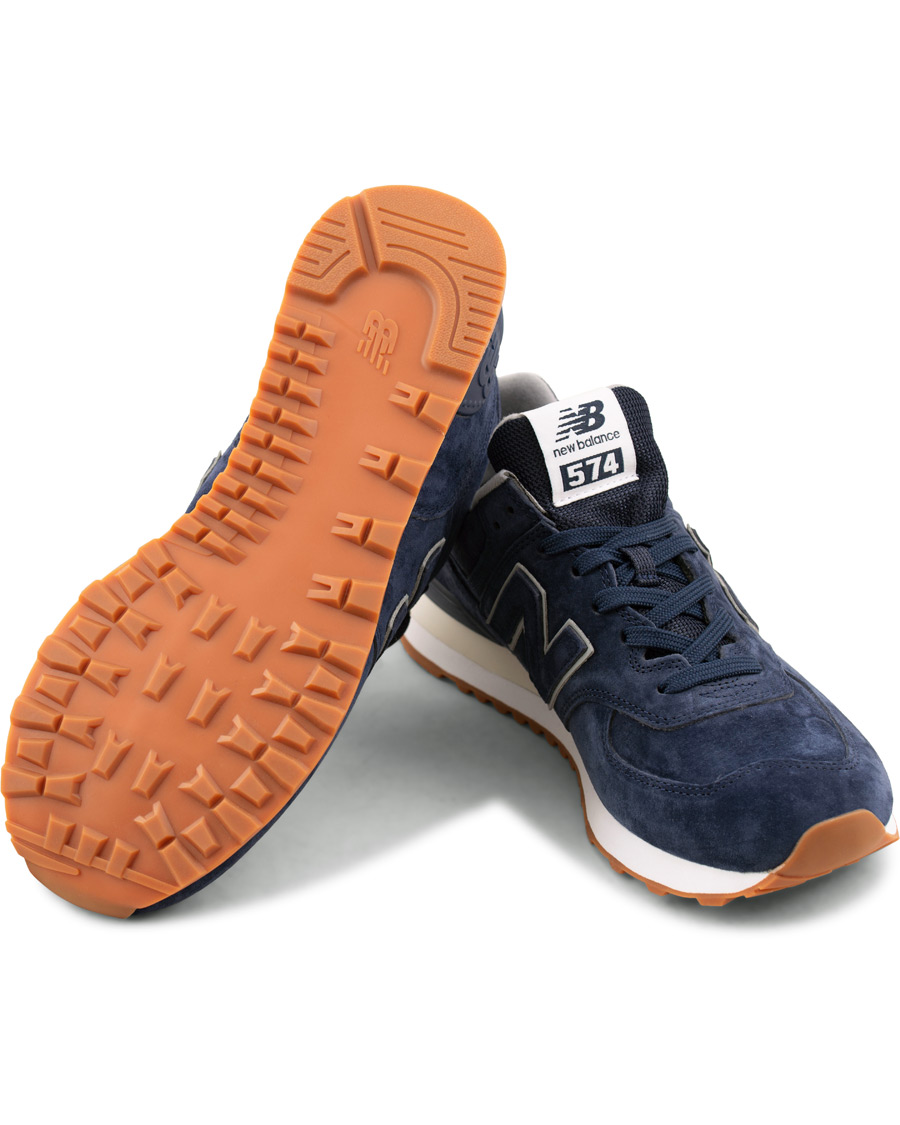 Men | New Balance 574 Running Sneaker Navy Suede | New Balance | 574 Running Sneaker Navy Suede