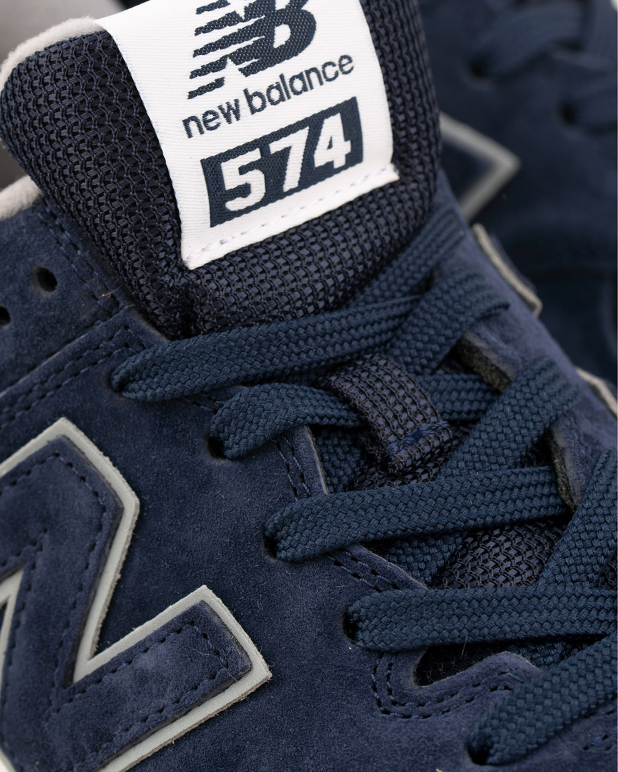Men | New Balance 574 Running Sneaker Navy Suede | New Balance | 574 Running Sneaker Navy Suede