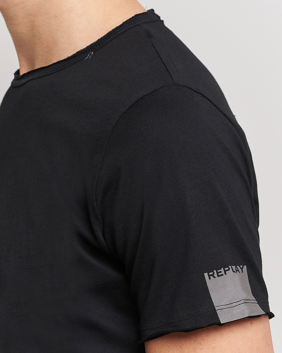 Men | T-Shirts | Replay | Crew Neck Tee Black