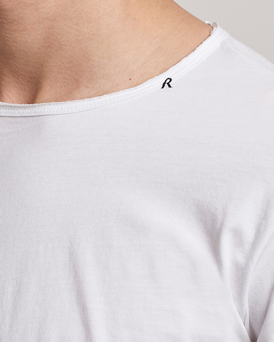 Men | T-Shirts | Replay | Crew Neck Long Sleeve Tee White