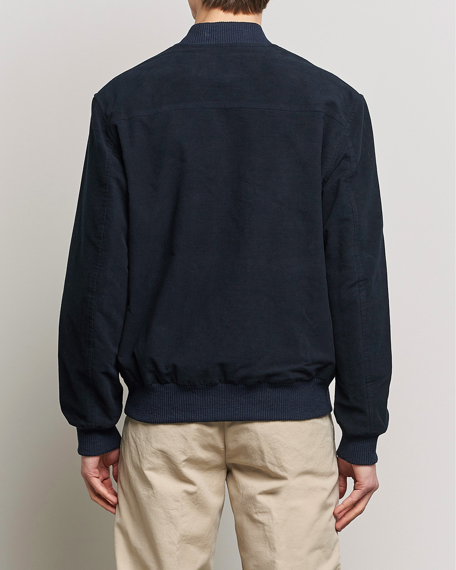 Men | Coats & Jackets | Private White V.C. | Moleskin Bomber Jacket Midnight