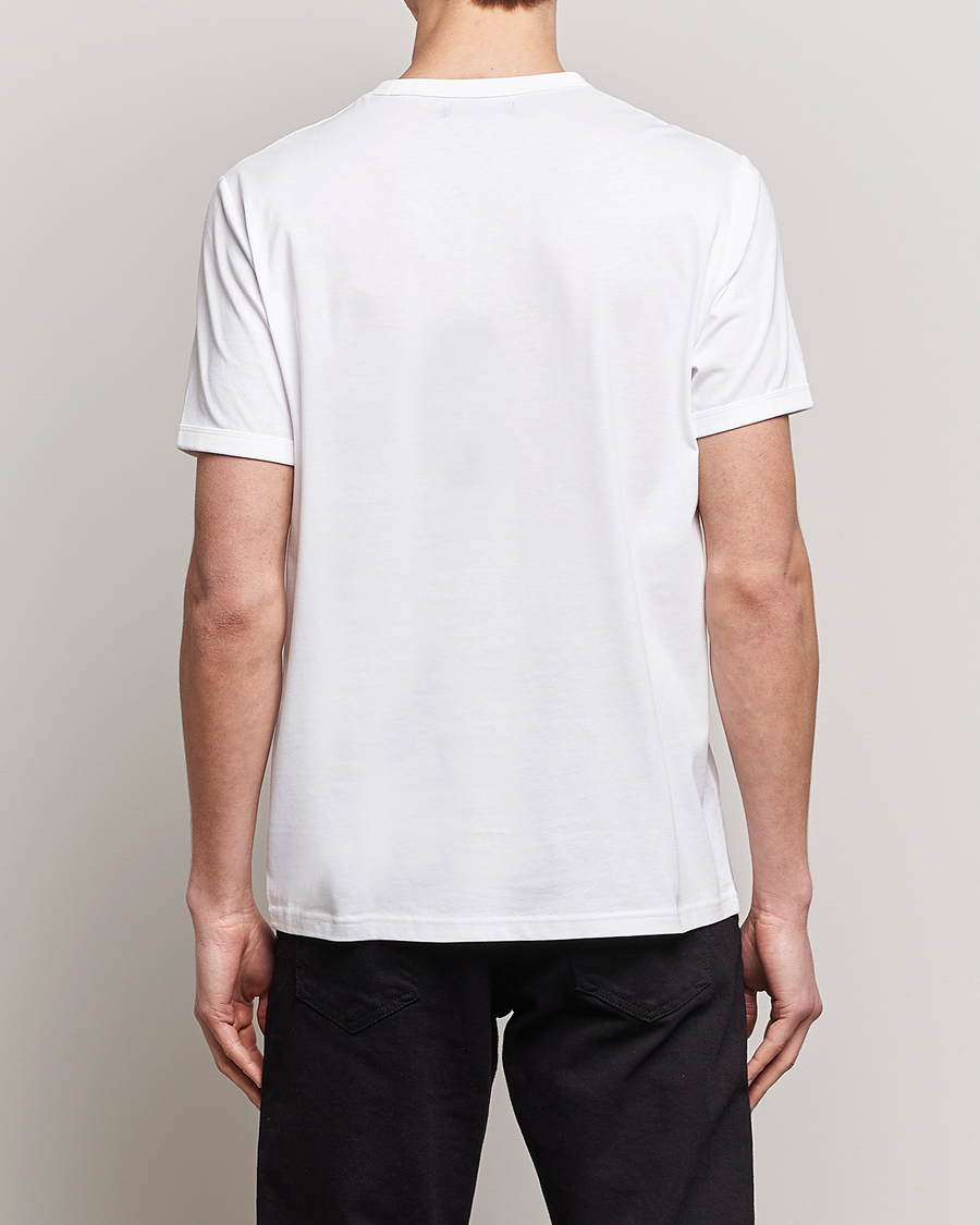 Men | T-Shirts | Fred Perry | Ringer Crew Neck Tee White