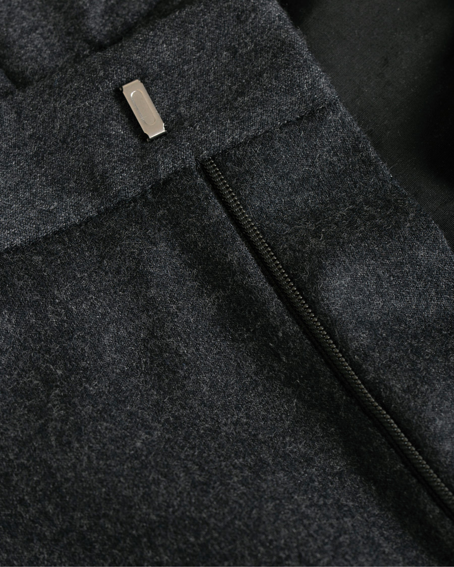 Men | Trousers | BOSS BLACK | BOSS Gains Washable Stretch Flannel Trousers Open Grey