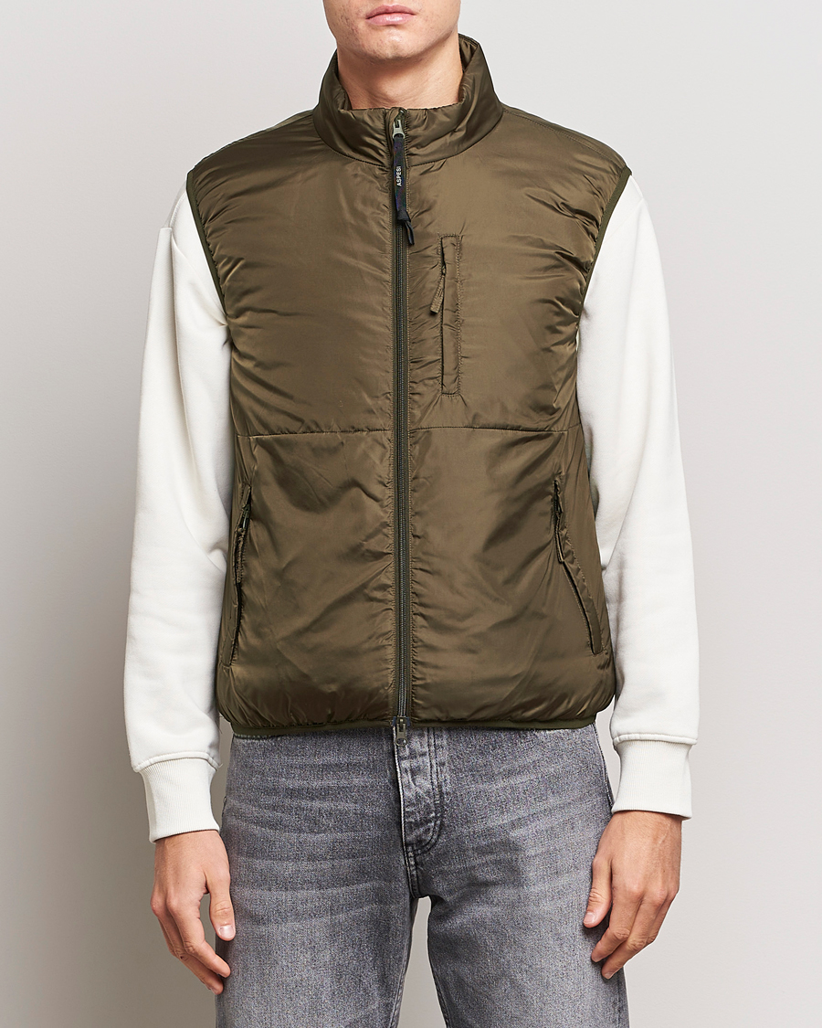 Men | Coats & Jackets | Aspesi | Jil Padded Vest Dark Military