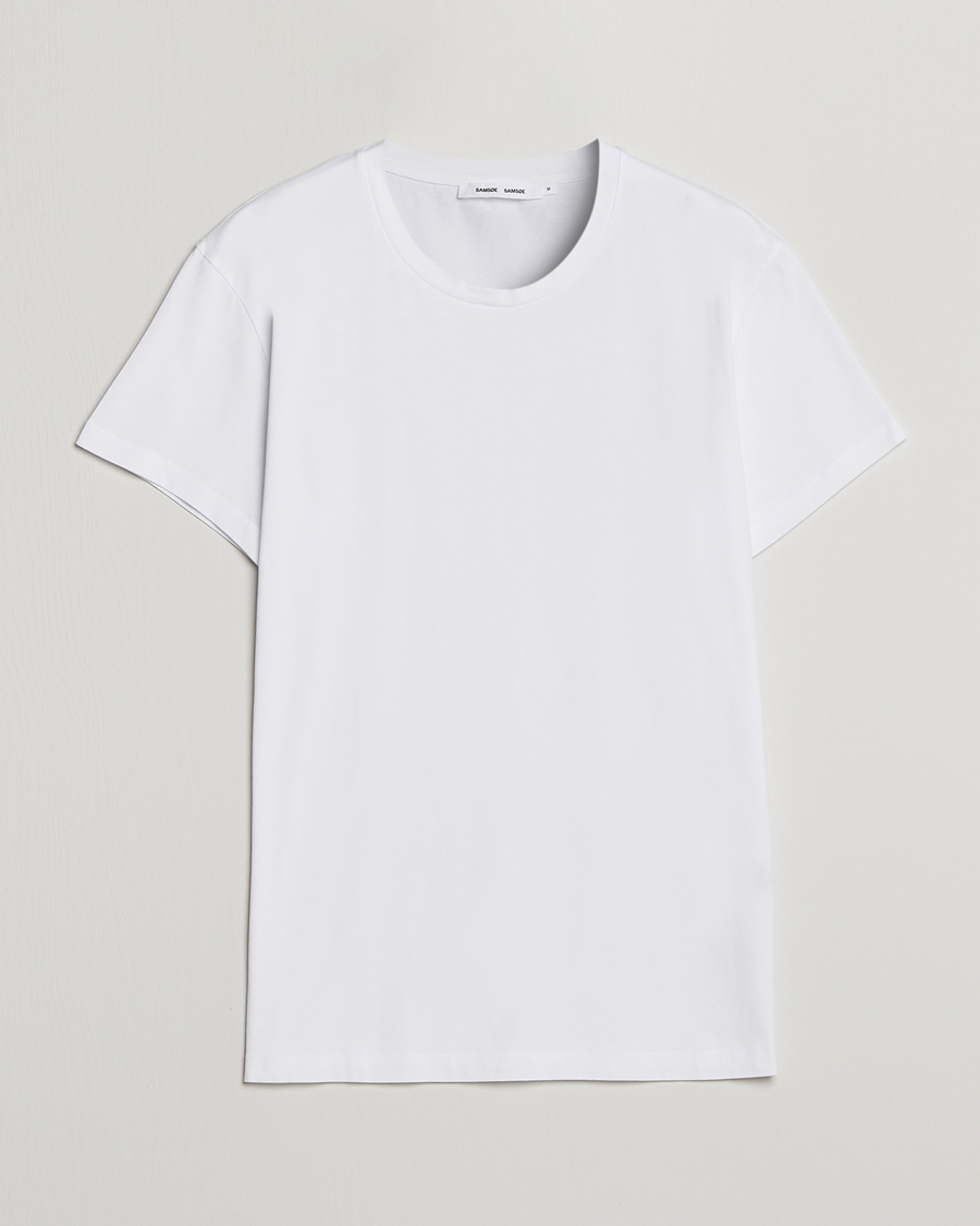 Men | White t-shirts | Samsøe & Samsøe | Kronos Crew Neck Tee White