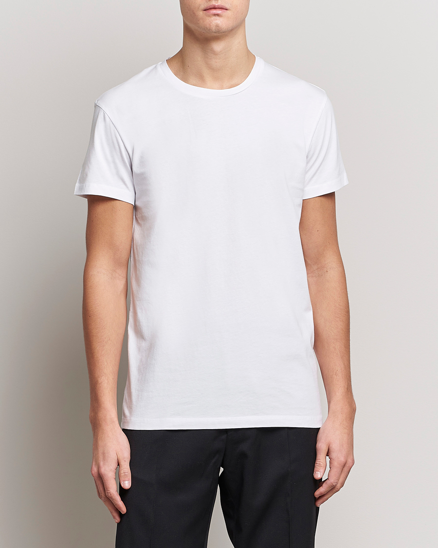 Men | Short Sleeve T-shirts | Samsøe & Samsøe | Kronos Crew Neck Tee White