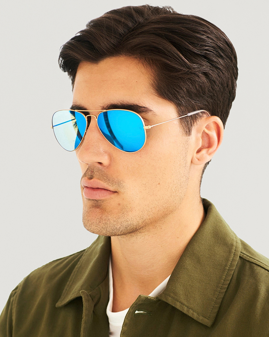 Men | Sunglasses | Ray-Ban | 0RB3025 Sunglasses Mirror Blue