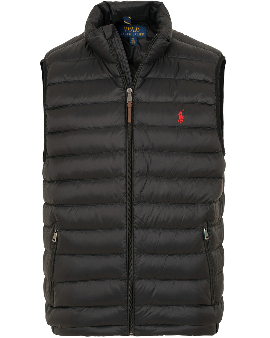 buy \u003e ralph lauren vest black, Up to 73 