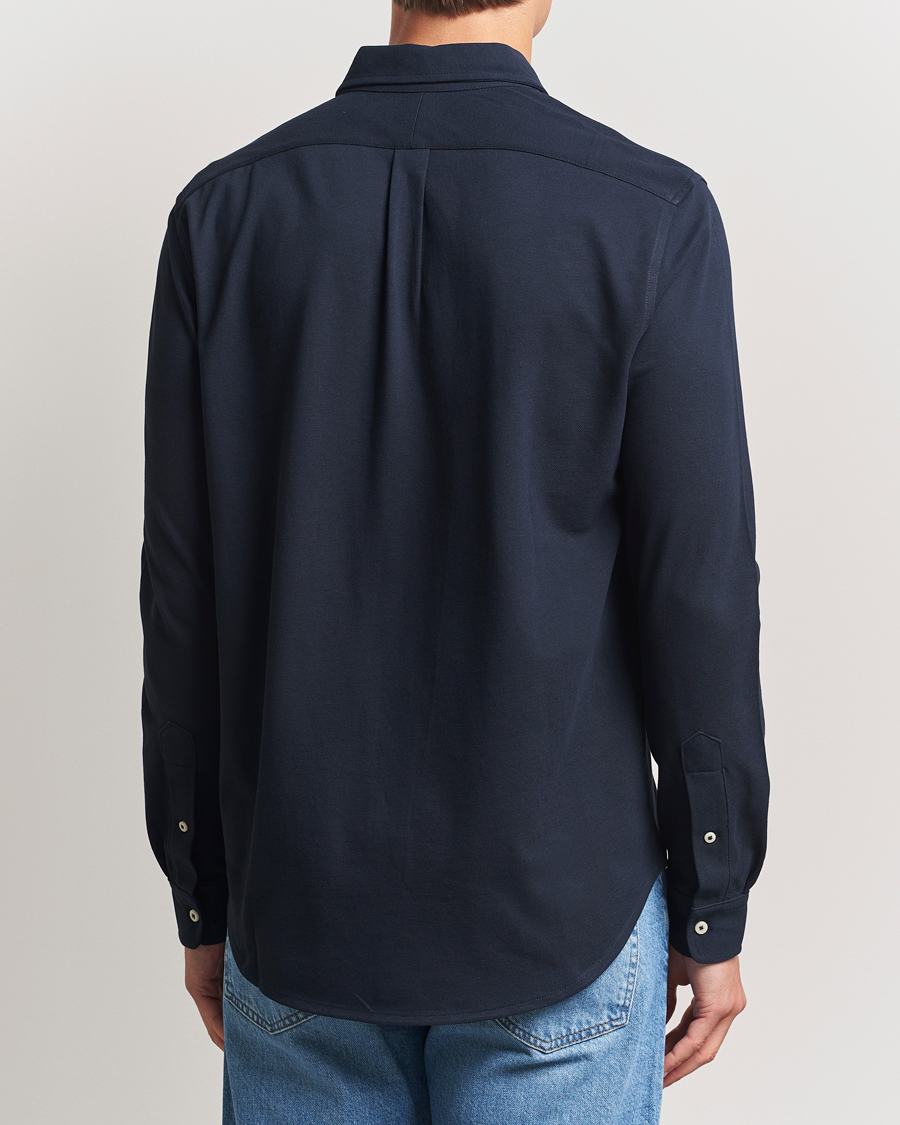 Men | Shirts | Polo Ralph Lauren | Featherweight Mesh Shirt Aviator Navy