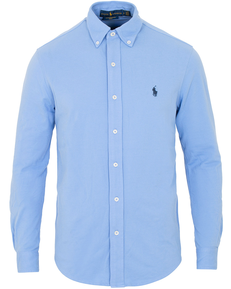 Men | Shirts | Polo Ralph Lauren | Slim Fit Featherweight Shirt Cabana Blue