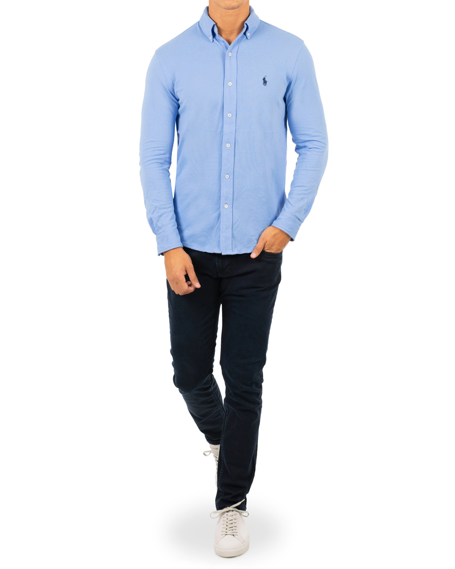 Men | Shirts | Polo Ralph Lauren | Slim Fit Featherweight Shirt Cabana Blue