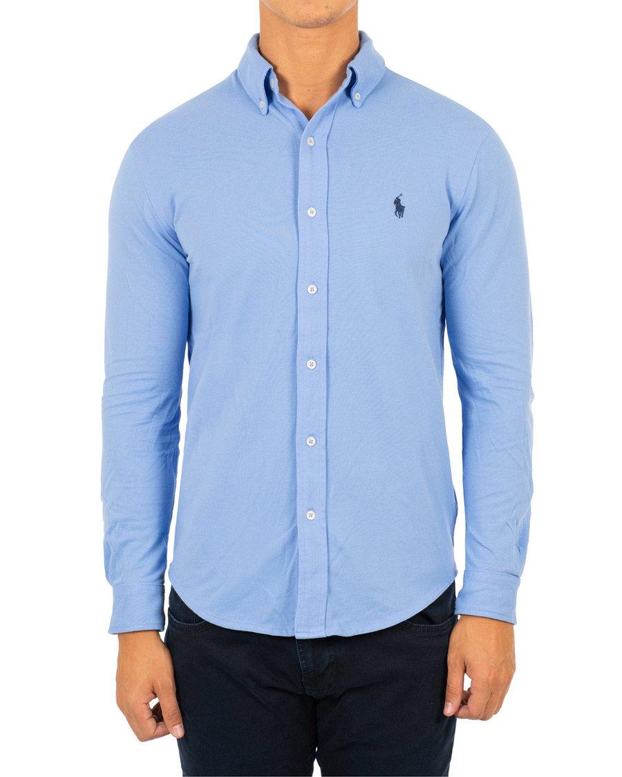 Men | Shirts | Polo Ralph Lauren | Slim Fit Featherweight Shirt Cabana Blue