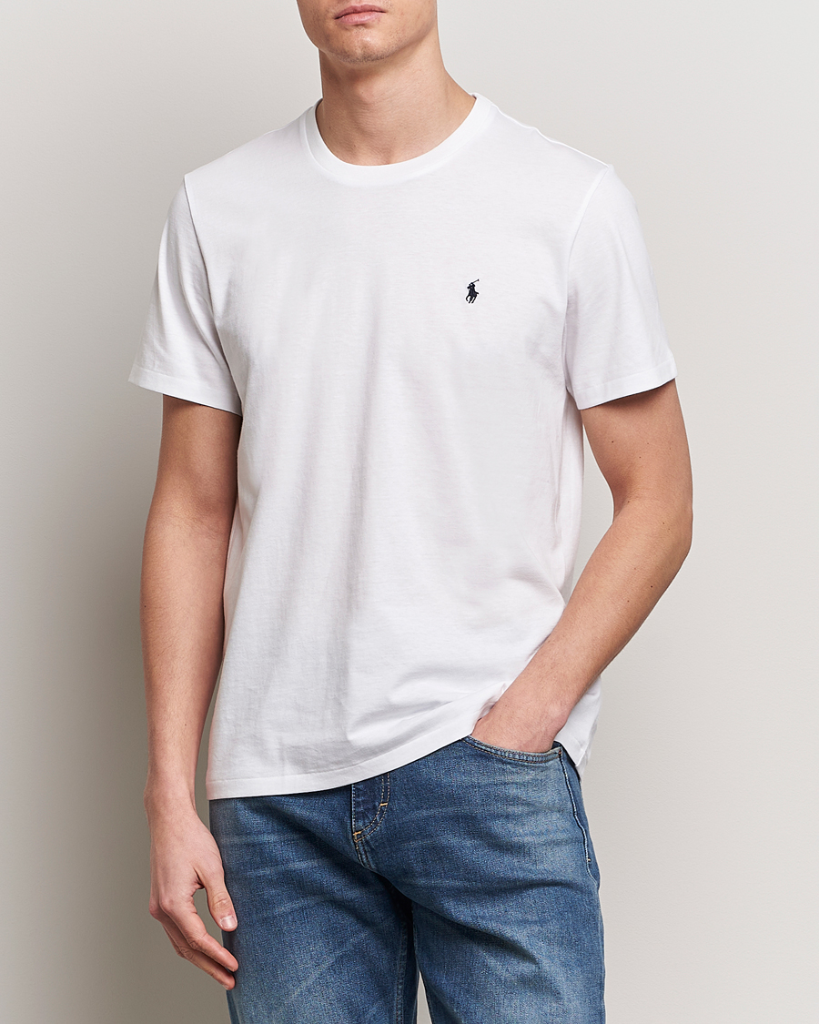 Men | Short Sleeve T-shirts | Polo Ralph Lauren | Liquid Cotton Crew Neck Tee White