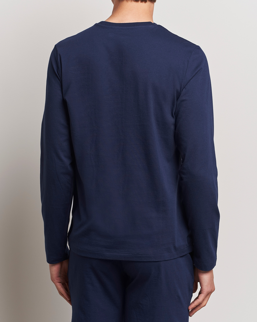 Men | T-Shirts | Polo Ralph Lauren | Liquid Cotton Long Sleeve Crew Neck T-Shirt Cruise Navy