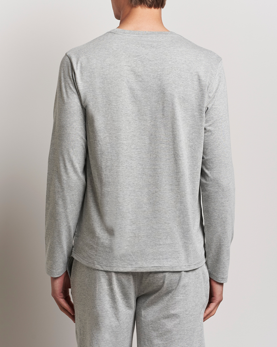 Men | T-Shirts | Polo Ralph Lauren | Liquid Cotton Long Sleeve Crew Neck Tee Andover Heather