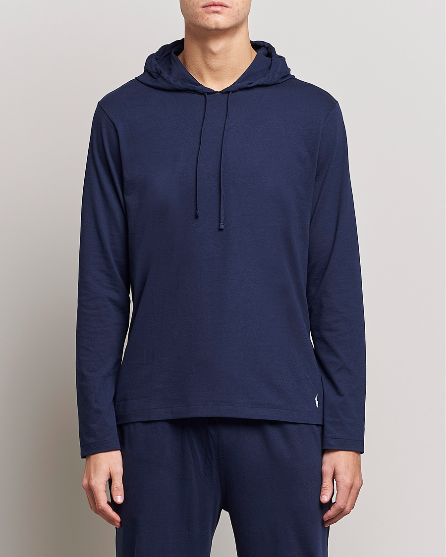 Men | Sweaters & Knitwear | Polo Ralph Lauren | Liquid Cotton Hoodie Cruise Navy