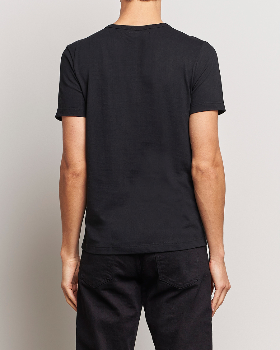 Men | T-Shirts | Merz b. Schwanen | 1950s Classic Loopwheeled T-shirt Black