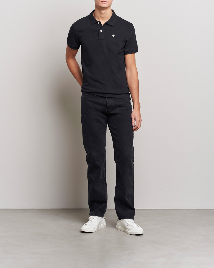Men | Polo Shirts | Morris | New Piqué Black