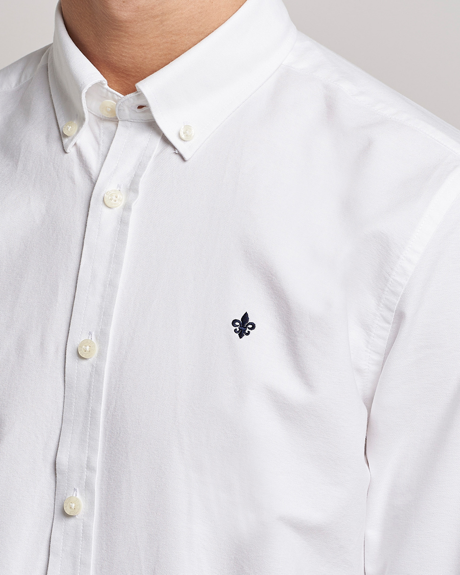 Men | Shirts | Morris | Oxford Button Down Cotton Shirt White