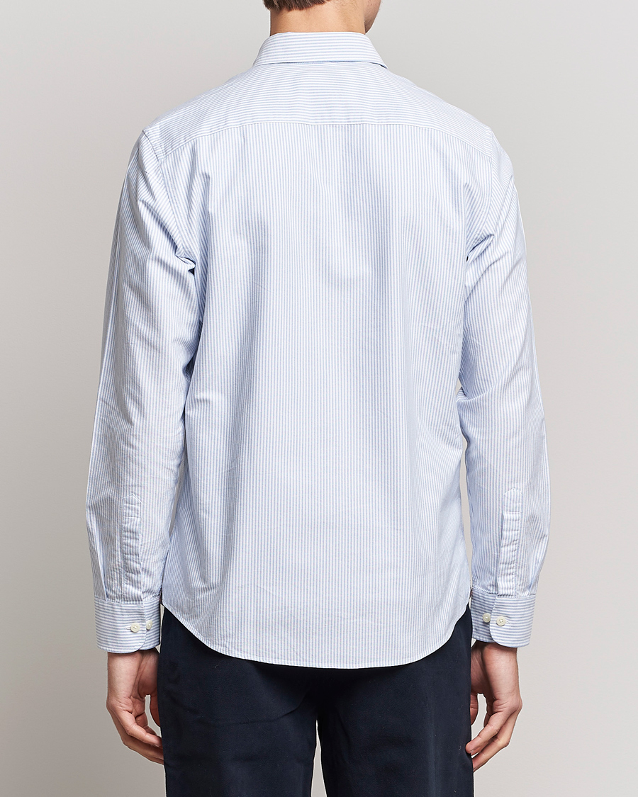 Men | Shirts | Morris | Douglas Striped Oxford Light Blue