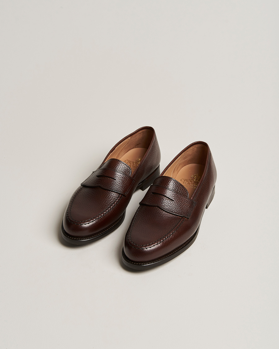 Men | Shoes | Crockett & Jones | Boston City Sole Dark Brown Calf