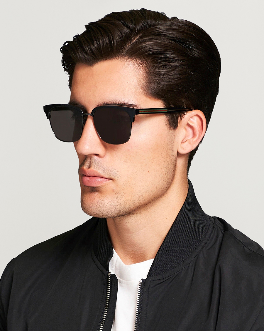 Men |  | Gucci | GG0382S Sunglasses Black/Grey