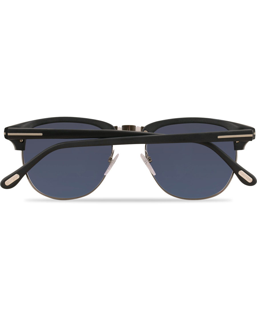 Men | Sunglasses | Tom Ford | Henry FT0248 Sunglasses Matte Black/Blue