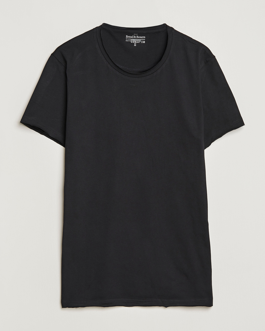 Men | T-Shirts | Bread & Boxers | Crew Neck Relaxed Black