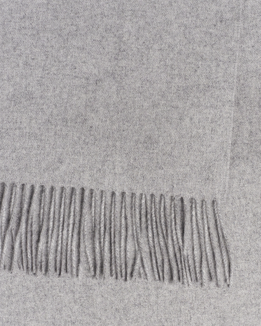 Men | Scarves | Piacenza Cashmere | Cashmere Scarf Light Grey