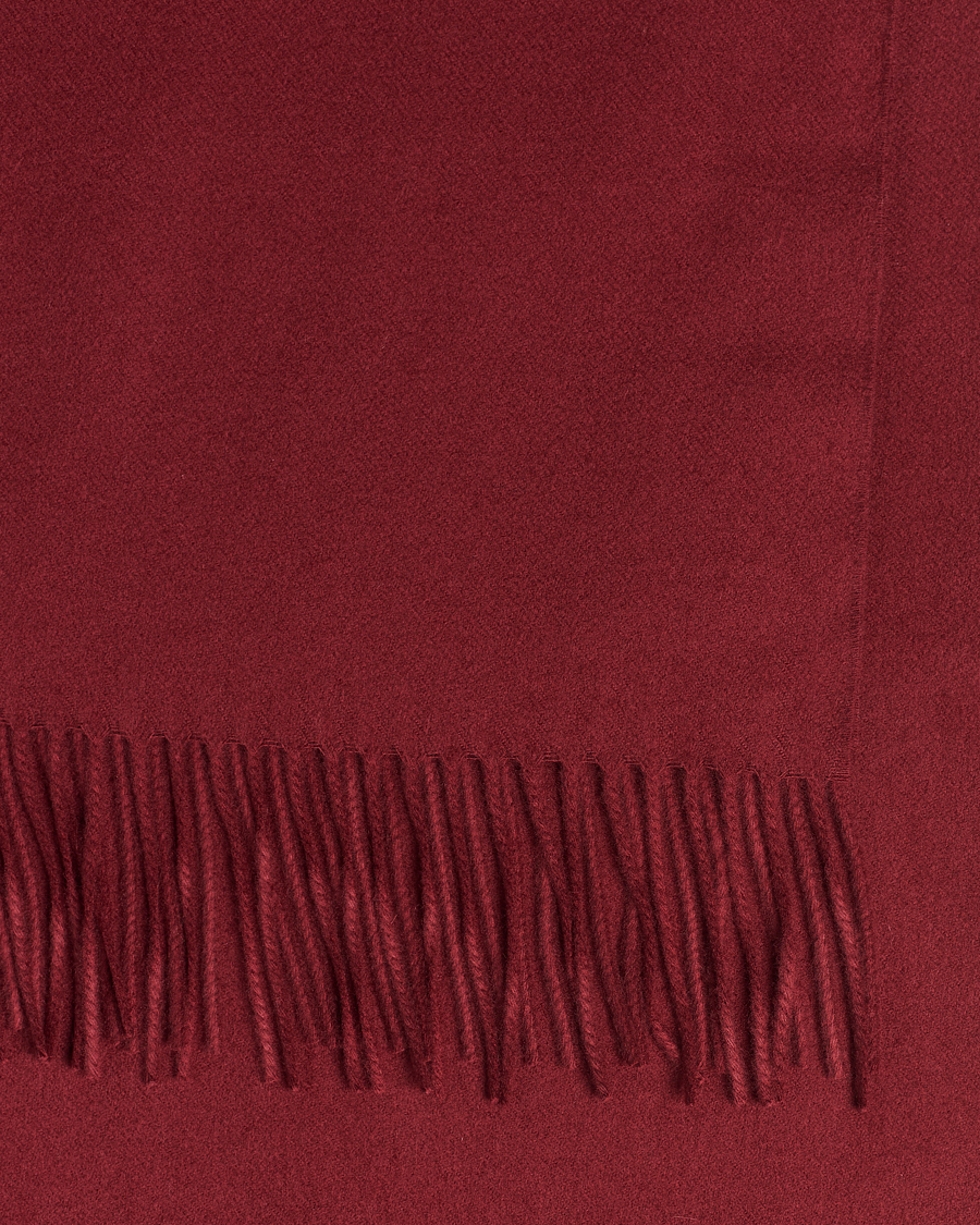 Men | Scarves | Piacenza Cashmere | Cashmere Scarf Burgundy