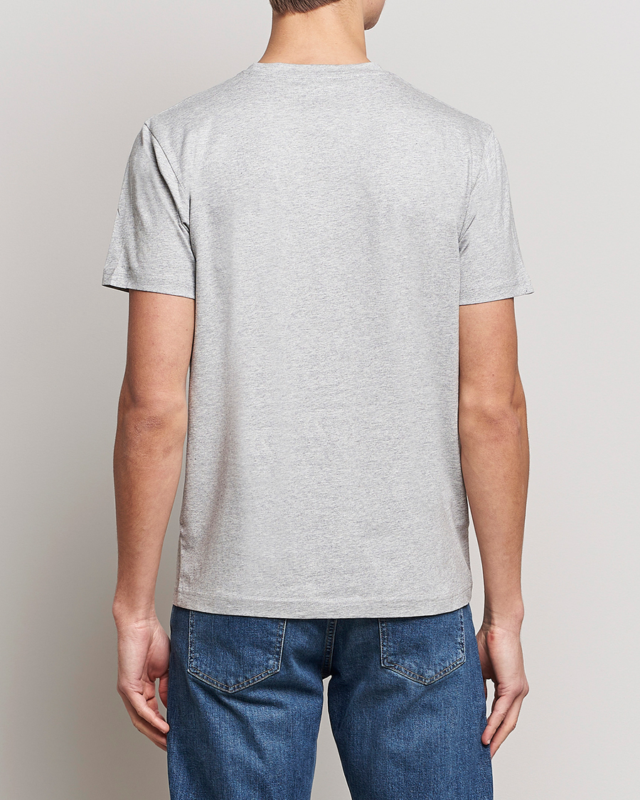 Men | T-Shirts | Sunspel | Riviera Midweight T-Shirt Grey Melange