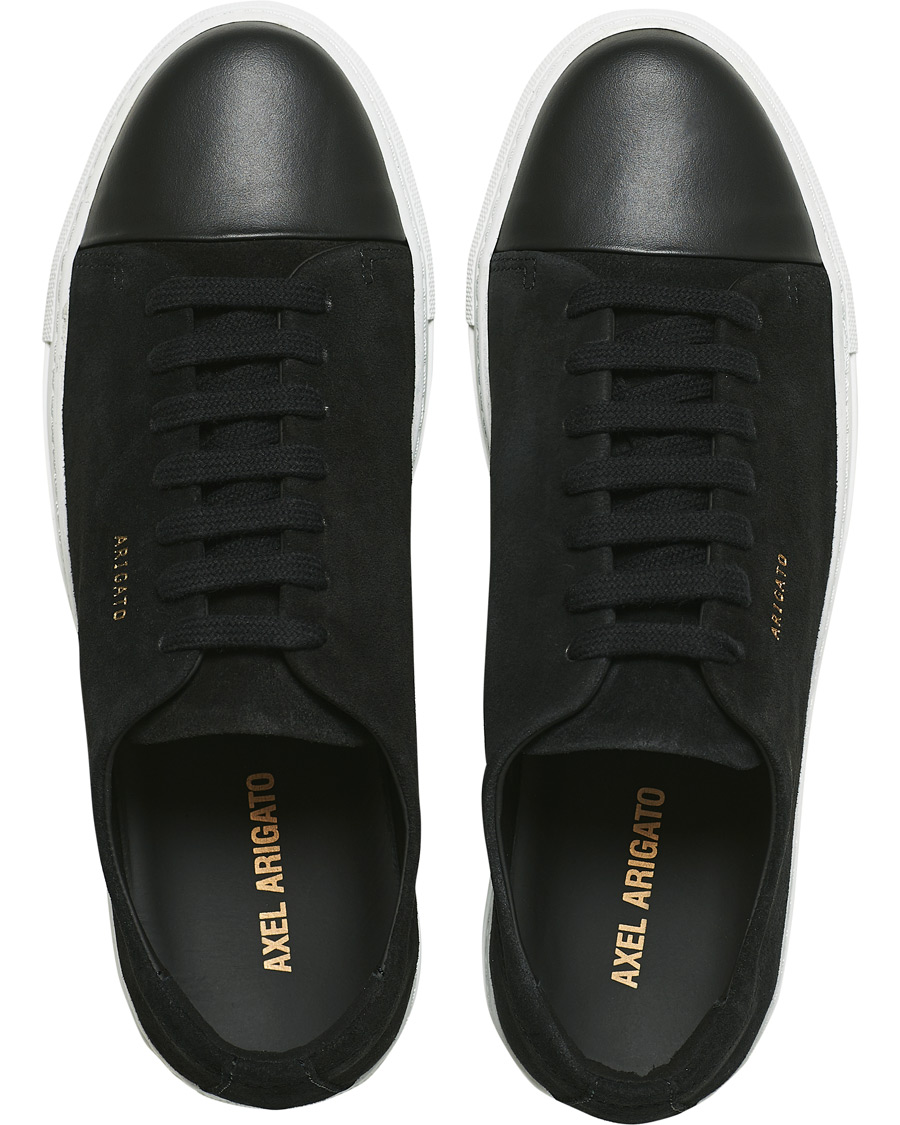 Axel Arigato Cap Toe Sneaker Black Suede at CareOfCarl.com