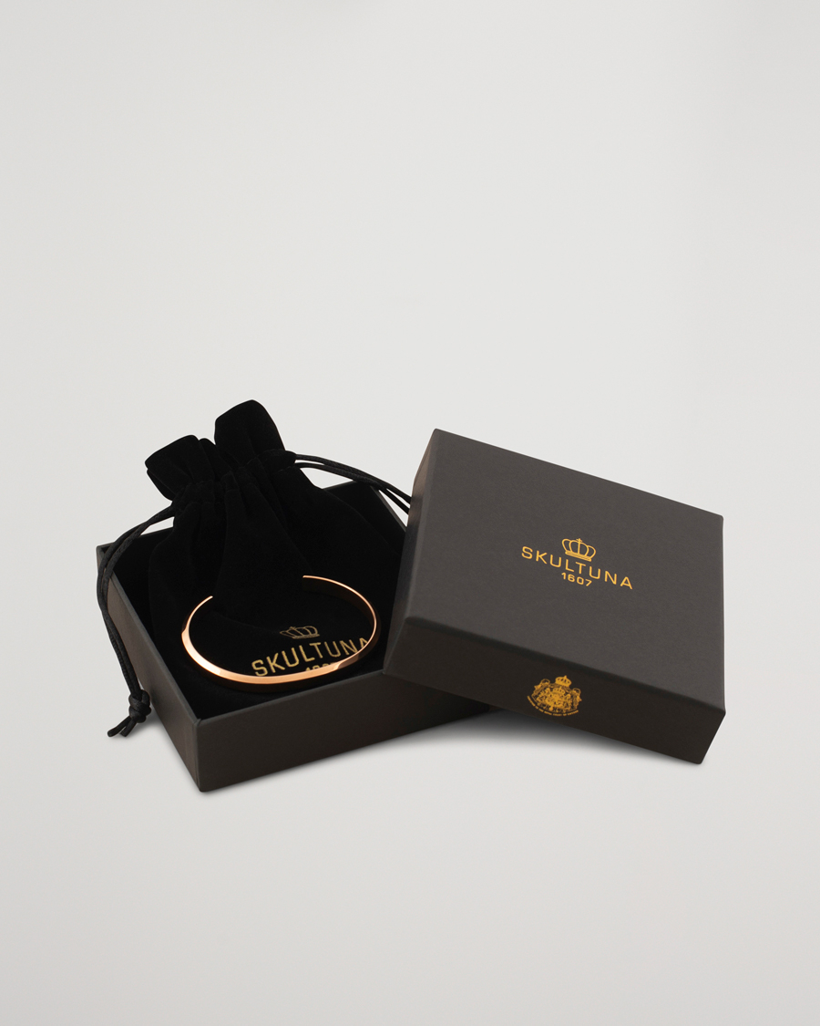 Men | Jewellery | Skultuna | Icon Cuff Rose Gold
