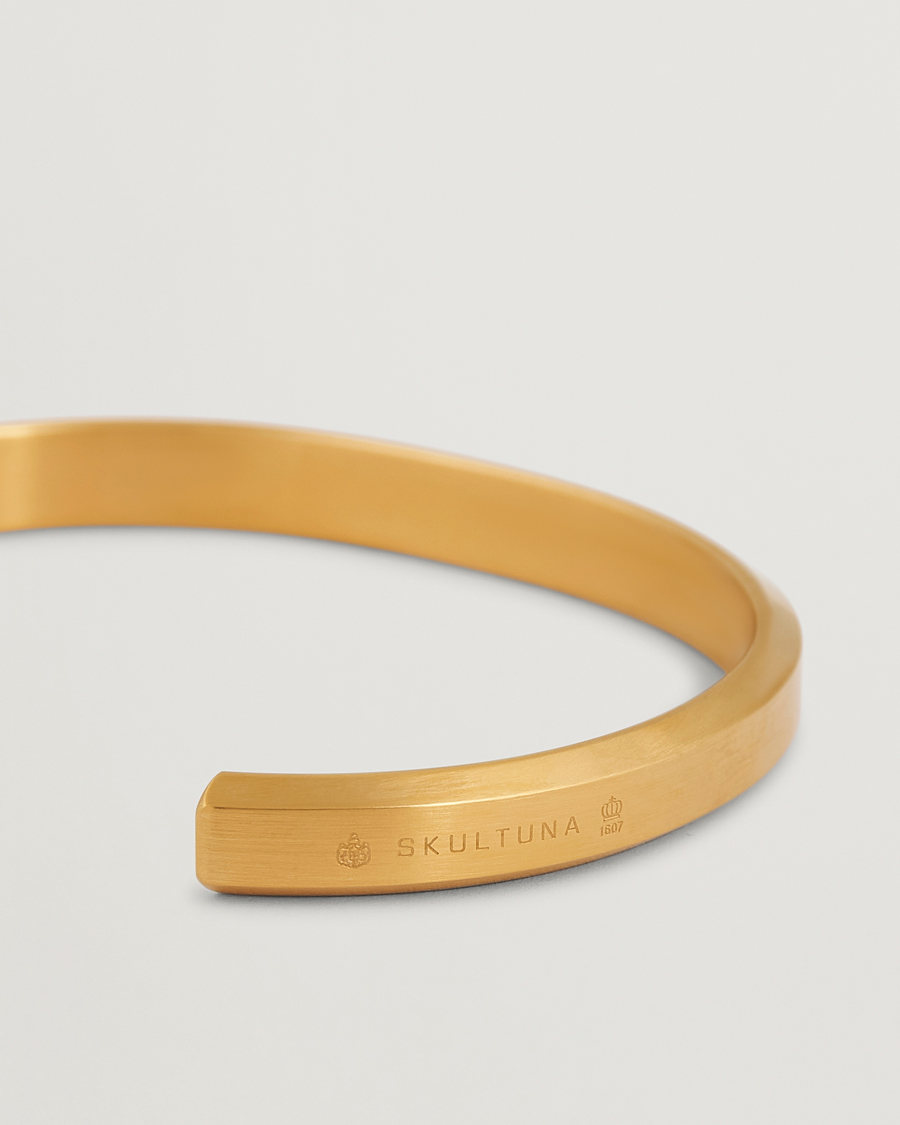 Men | Skultuna Icon Cuff Matte Gold | Skultuna | Icon Cuff Matte Gold