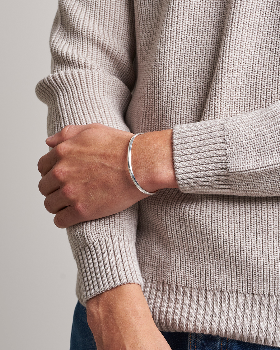 Men | Jewellery | Skultuna | Icon Cuff Thin Polished Steel