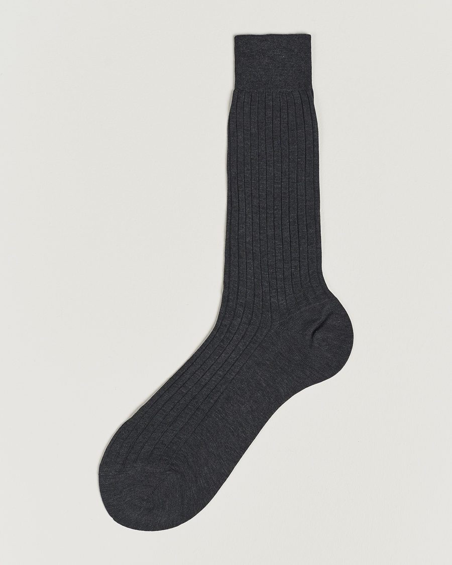 Men | Underwear & Socks | Bresciani | Cotton Ribbed Short Grey Melange
