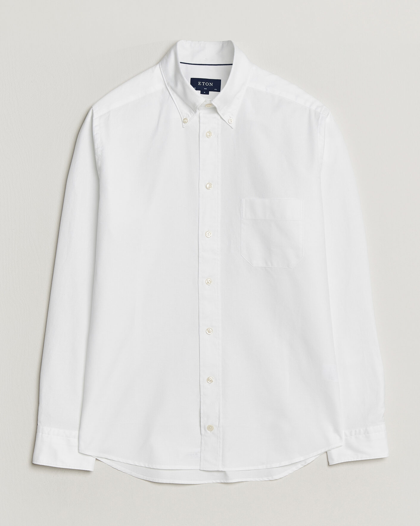 Men | Shirts | Eton | Slim Fit Royal Oxford Button Down White