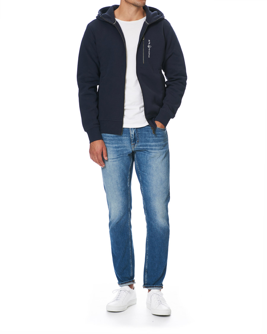 Men | Sweaters & Knitwear | Sail Racing | Bowman Full Zip Hoodie Navy