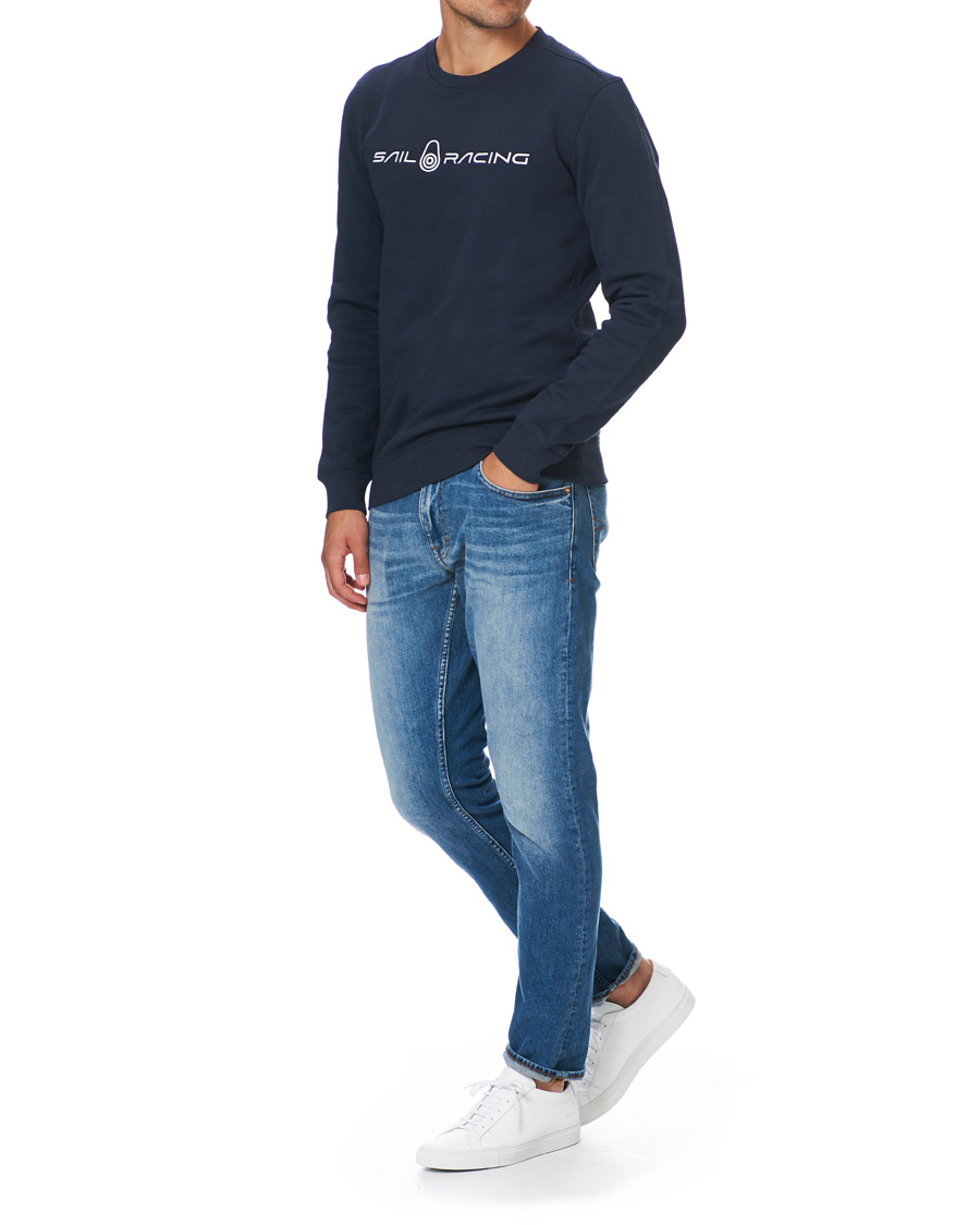 Men | Sweaters & Knitwear | Sail Racing | Bowman Crew Neck Sweater Navy