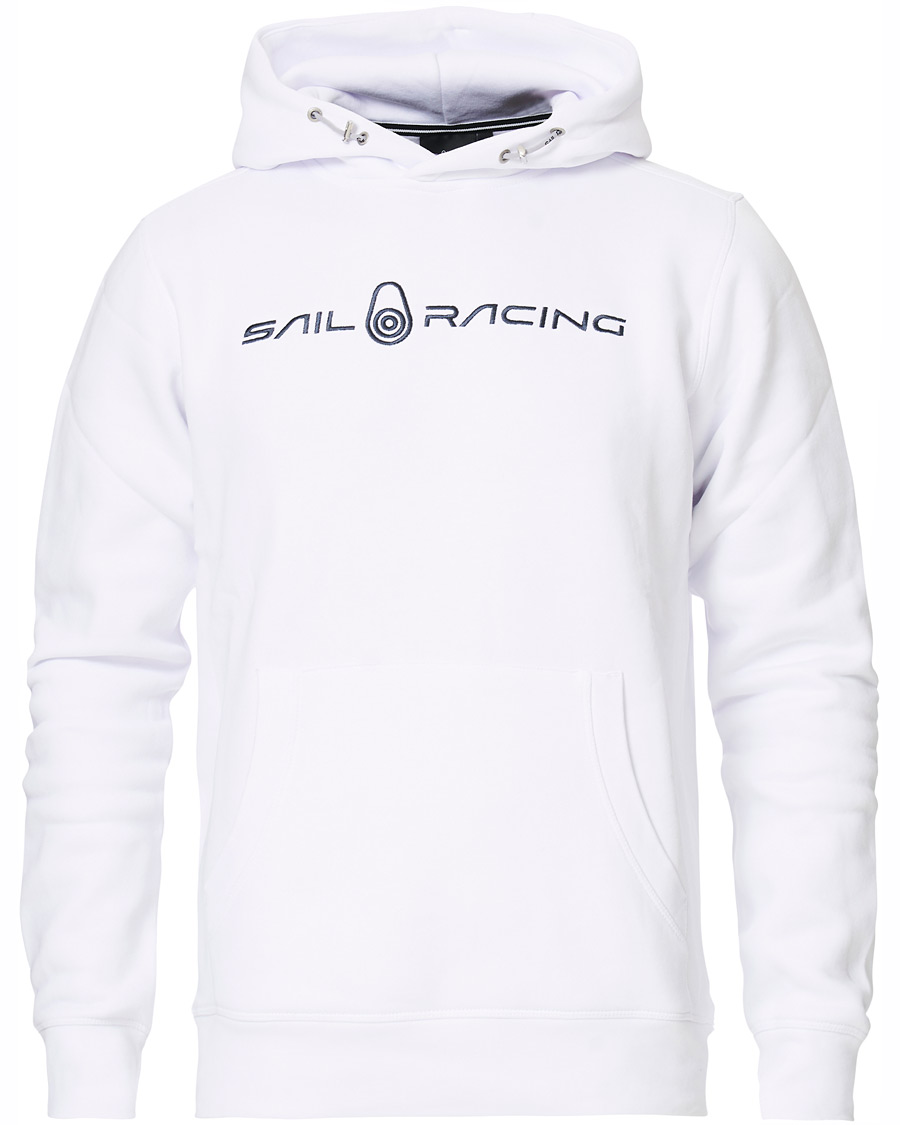 Men | Sweaters & Knitwear | Sail Racing | Bowman Hoodie White