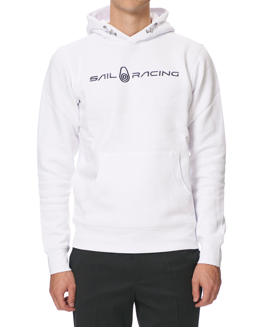 Men | Sweaters & Knitwear | Sail Racing | Bowman Hoodie White