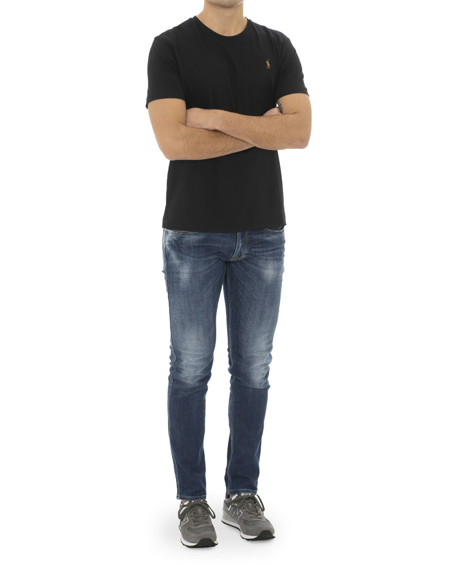 Men | T-Shirts | Polo Ralph Lauren | Luxury Pima Cotton Crew Neck Tee Black