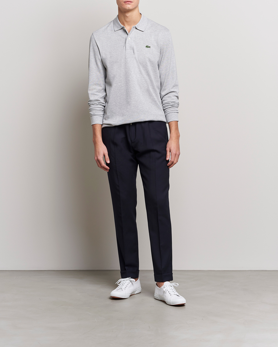 Men | Sweaters & Knitwear | Lacoste | Long Sleeve Original Polo Grey